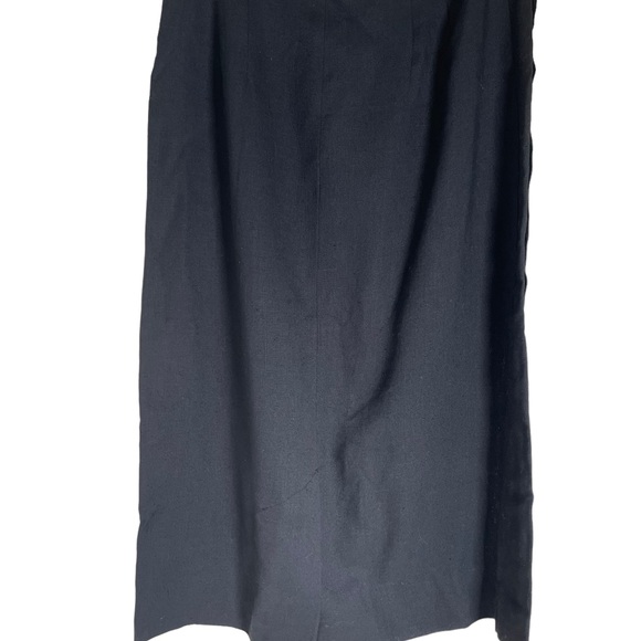 Vntg 1960s Ralph Originals Skirt Black Size 14 Pocket 30 in Length - Picture 7 of 12